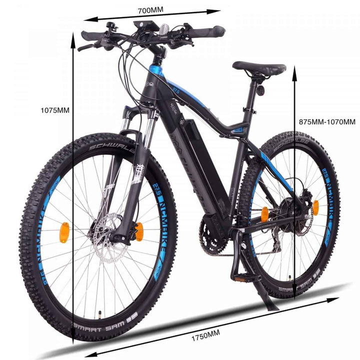 NCM Moscow Plus Electric Mountain Bike, E-Bike, 250W, E-MTB, 48V 16Ah 768Wh Battery
