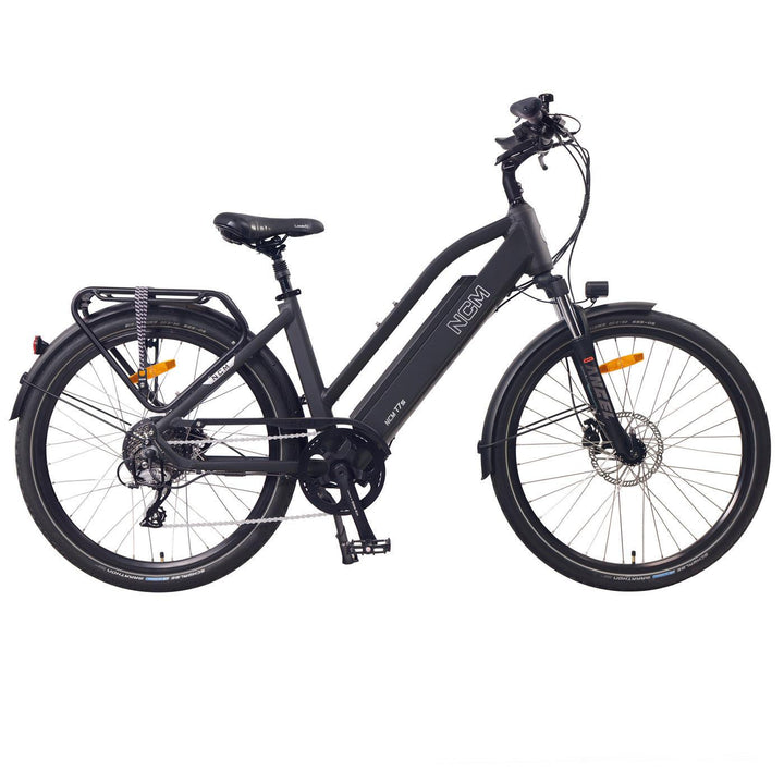NCM T7s Step Thru Trekking Electric Bike Matte Black