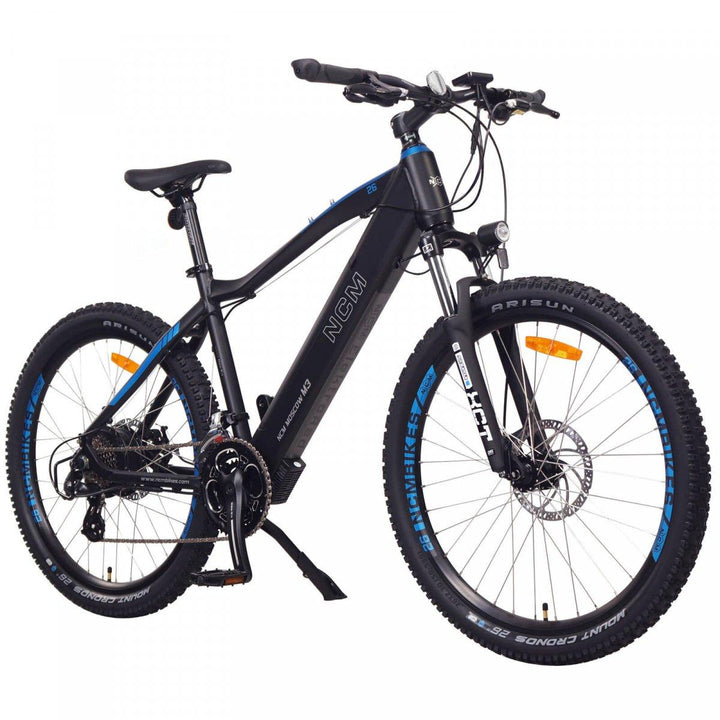 NCM Moscow M3 Electric Mountain Bike, E-Bike, 250W, E-MTB, 48V 12Ah, 576Wh Battery Black