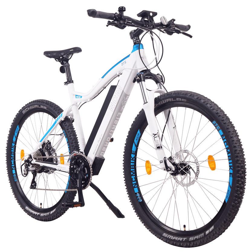 NCM Moscow Plus Electric Mountain Bike, E-Bike, 250W, E-MTB, 48V 16Ah 768Wh Battery White