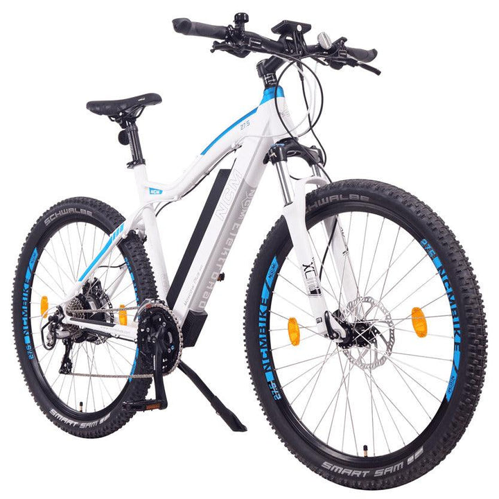 NCM Moscow Plus Electric Mountain Bike, E-Bike, 250W, E-MTB, 48V 16Ah 768Wh Battery White