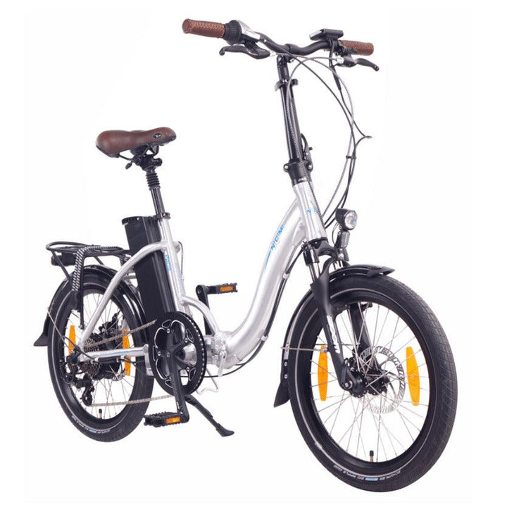 NCM Paris Folding E-Bike 250W 36V 15Ah 540Wh Battery Silver