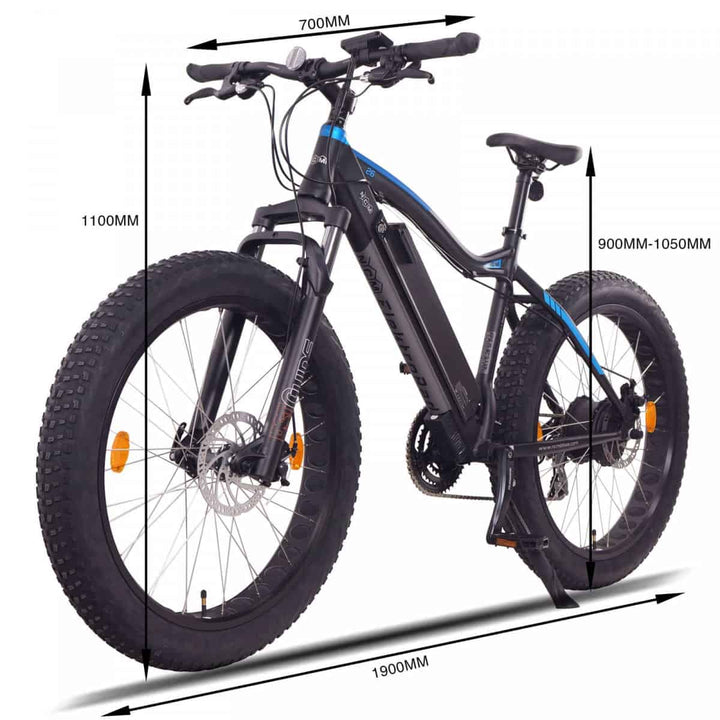 NCM Aspen Fat Electric Bike, E-Bike , 48V 13Ah 250W, E-MTB 624Wh Battery