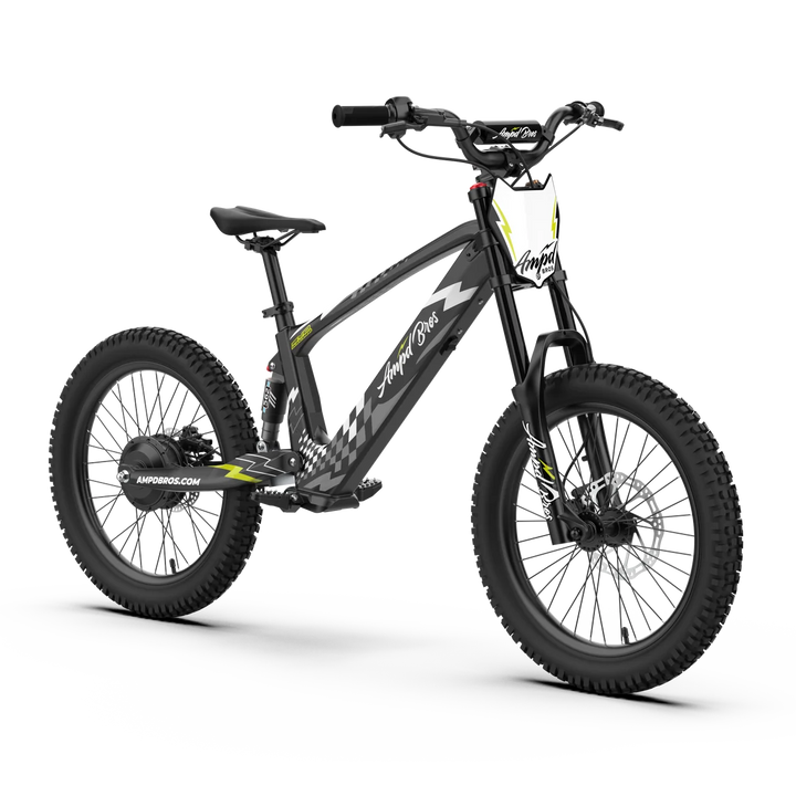 Ampd Bros - EVO Racing 20" Kids Electric Dirt Bike Black Off-Road