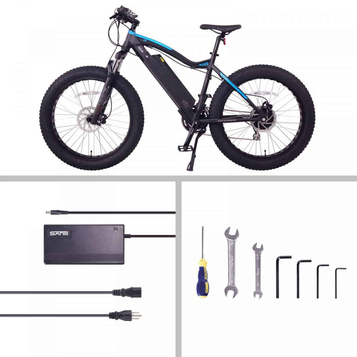 NCM Aspen Plus Fat Electric Bike, E-Bike, 48V 16Ah 250W, E-MTB 768Wh Battery