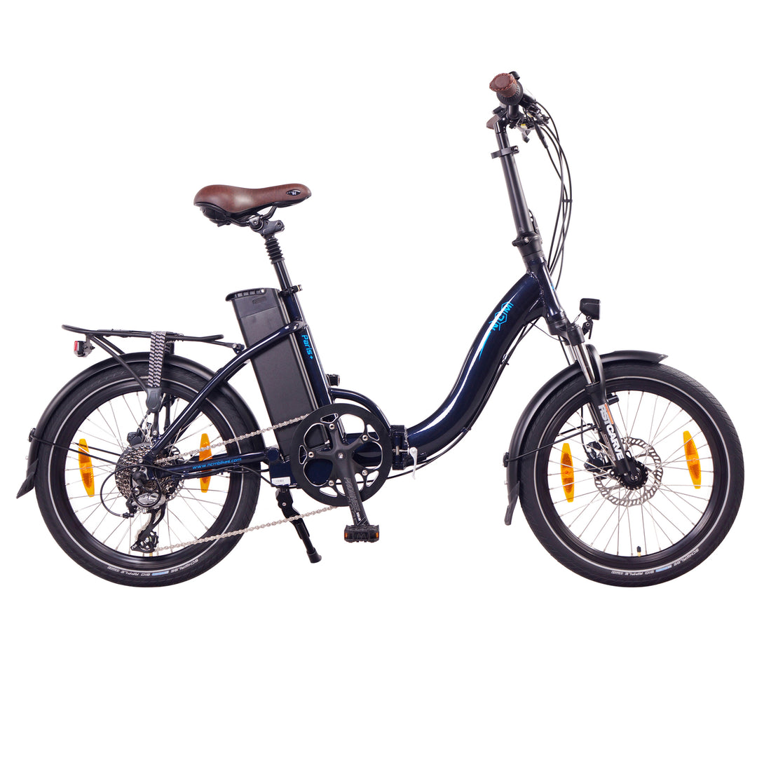 NCM Paris+ Folding E-Bike, 250W, 36V 19Ah 684Wh Battery Black