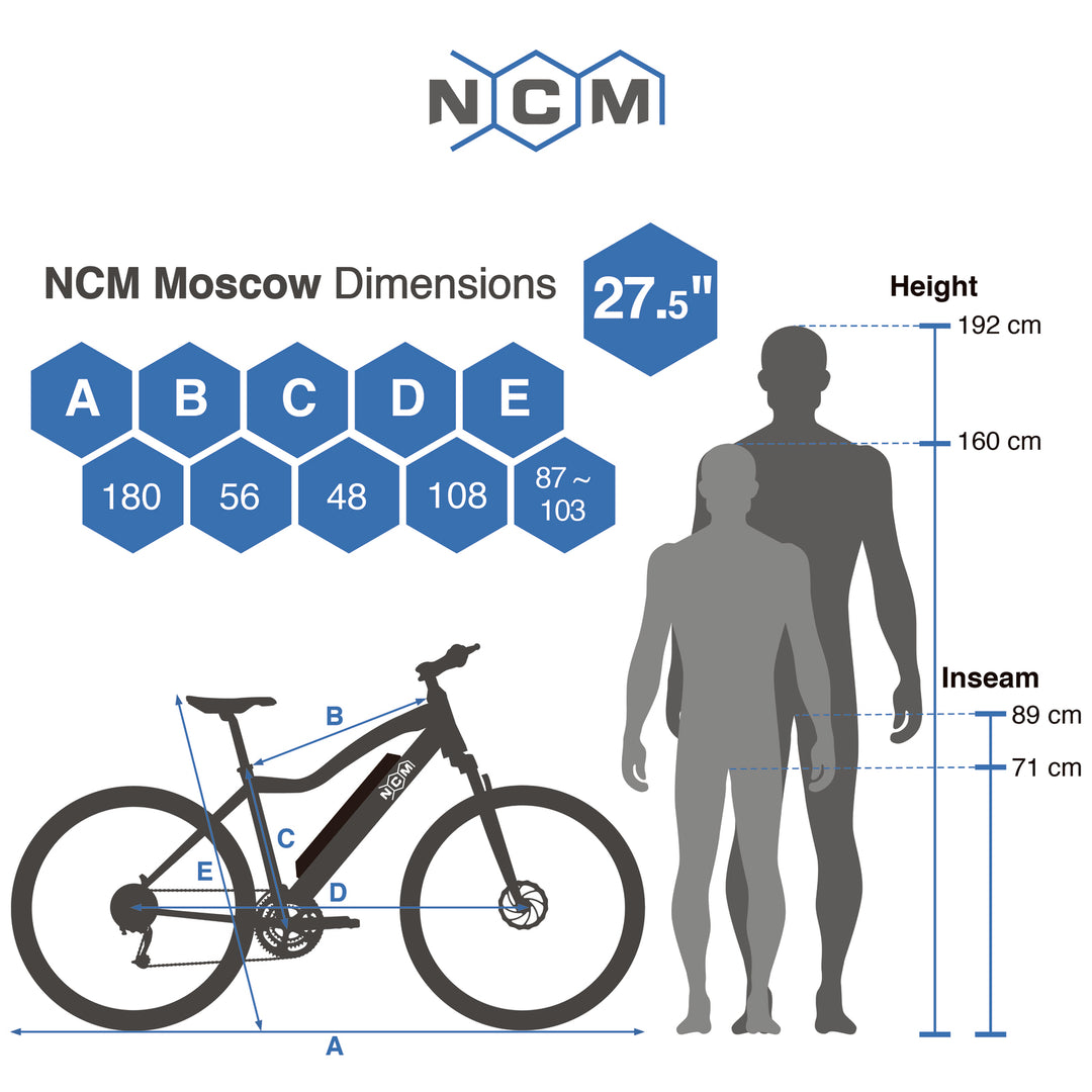 NCM - Moscow Plus 48V 16Ah E-Mtb