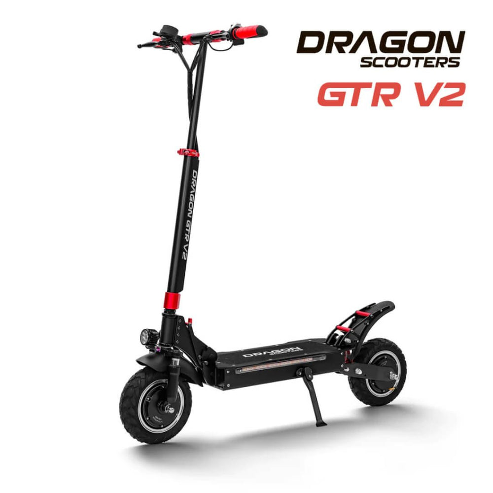Dragon GTR V2 Electric Scooter - Dual Motor 1800 Watts Max 2400 Watts