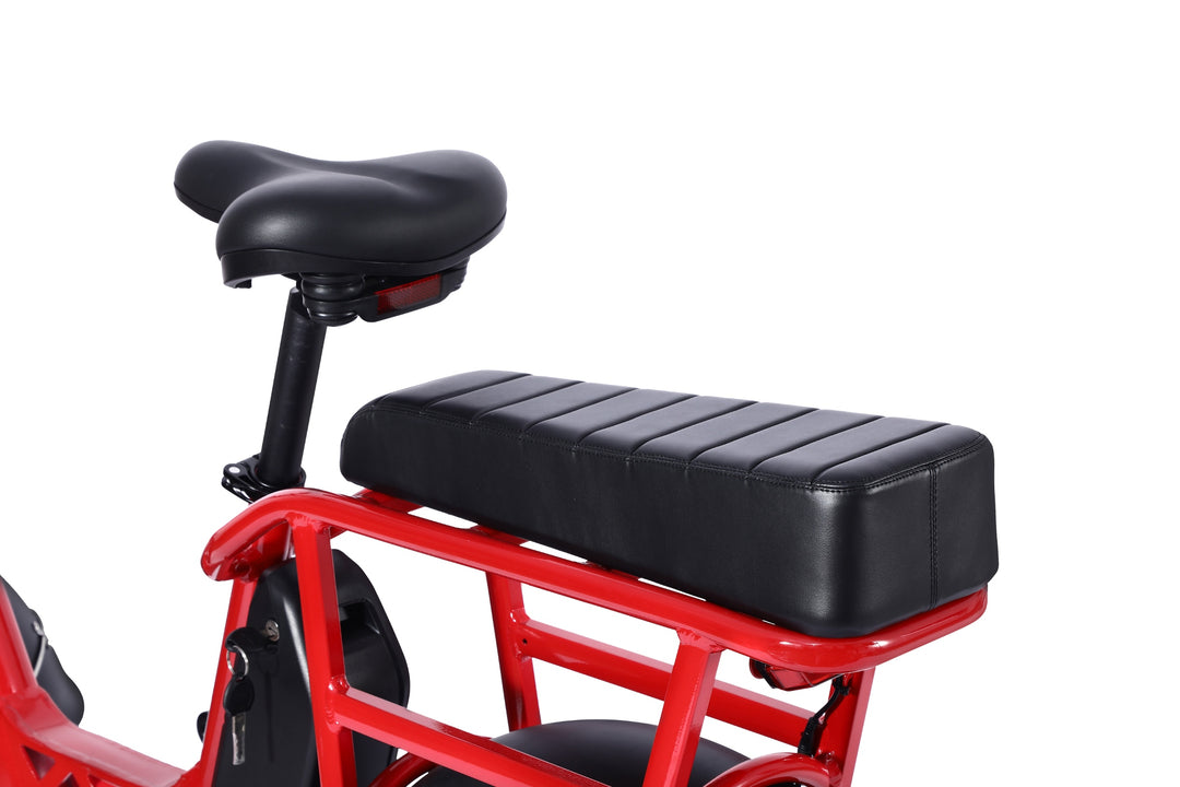 VAMOS AMIGO COMBO: Rear Basket + Rear Seat & Footpegs - E-Move Bikes