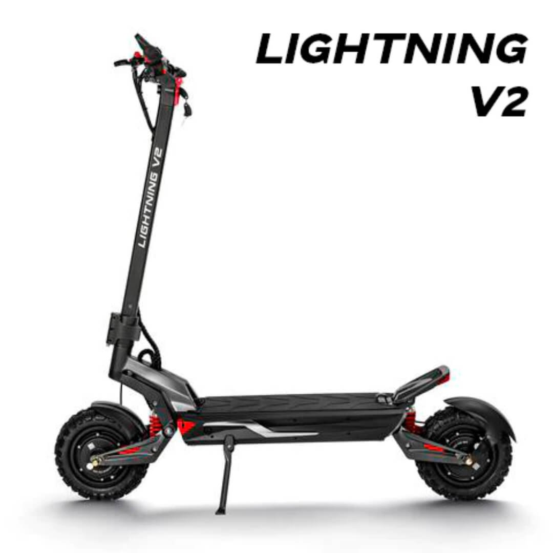 Dragon Lightning V2 Electric Scooter - Dual Motor High Performance - Max 4000 Watts Peak Power