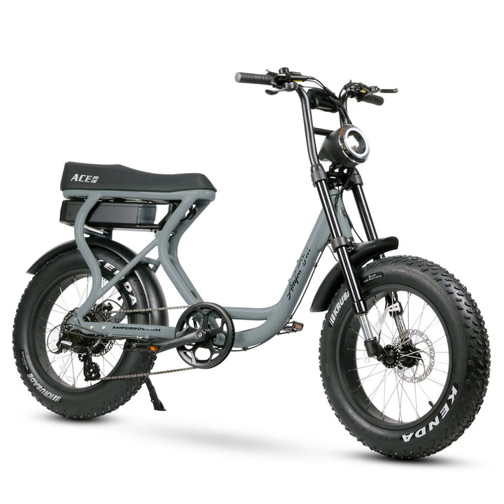 Ace-S Plus+ Fat Tyre Electric Bike Battle Grey