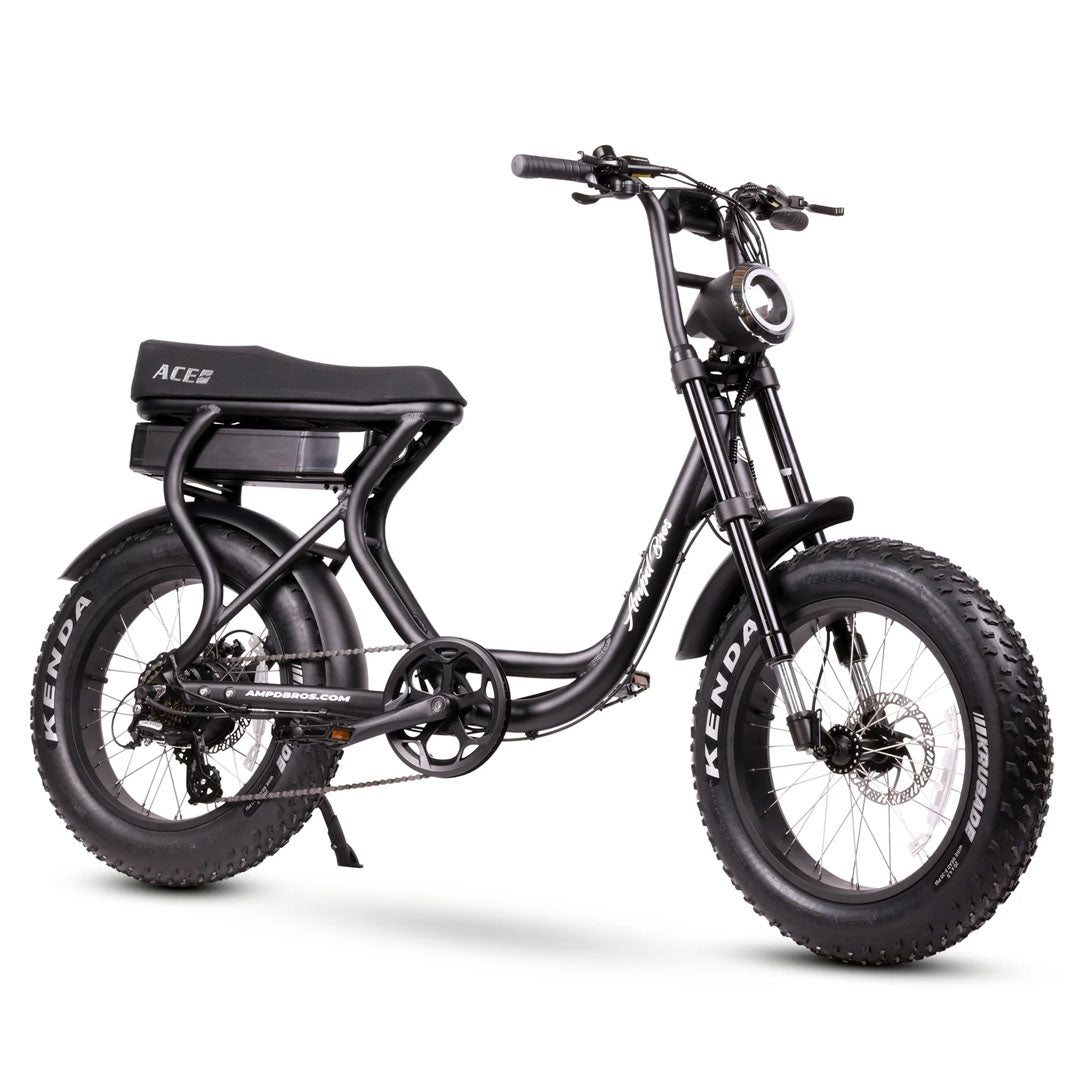 Ace-S Plus+ Fat Tyre Electric Bike Matte Black