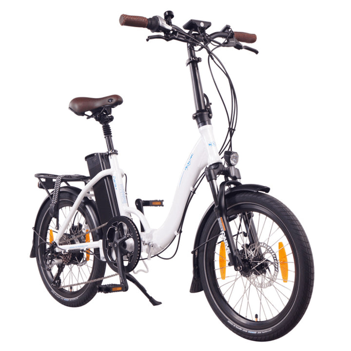 NCM Paris+ Folding E-Bike, 250W, 36V 19Ah 684Wh Battery White