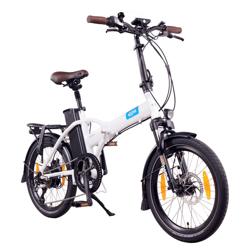 NCM London Folding E-Bike, 250W, 36V 15Ah 540Wh Battery White